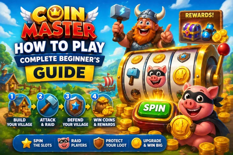 Beginners guide to play coin master