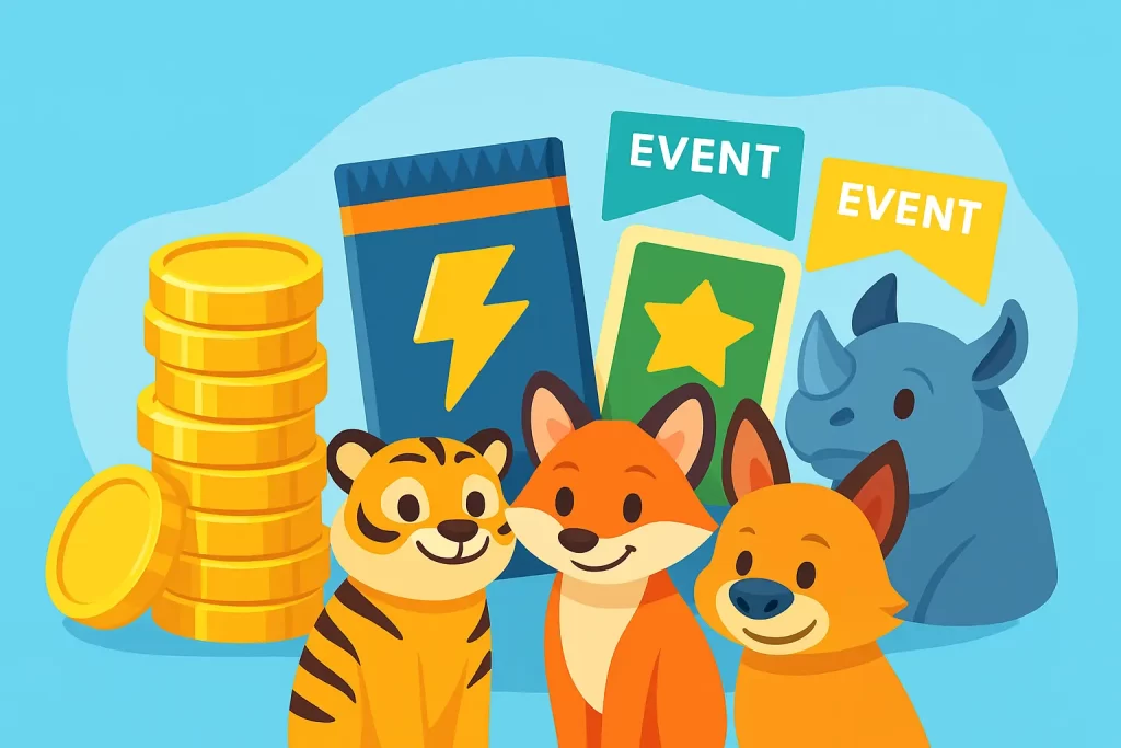 CoiN master Rewards, Events