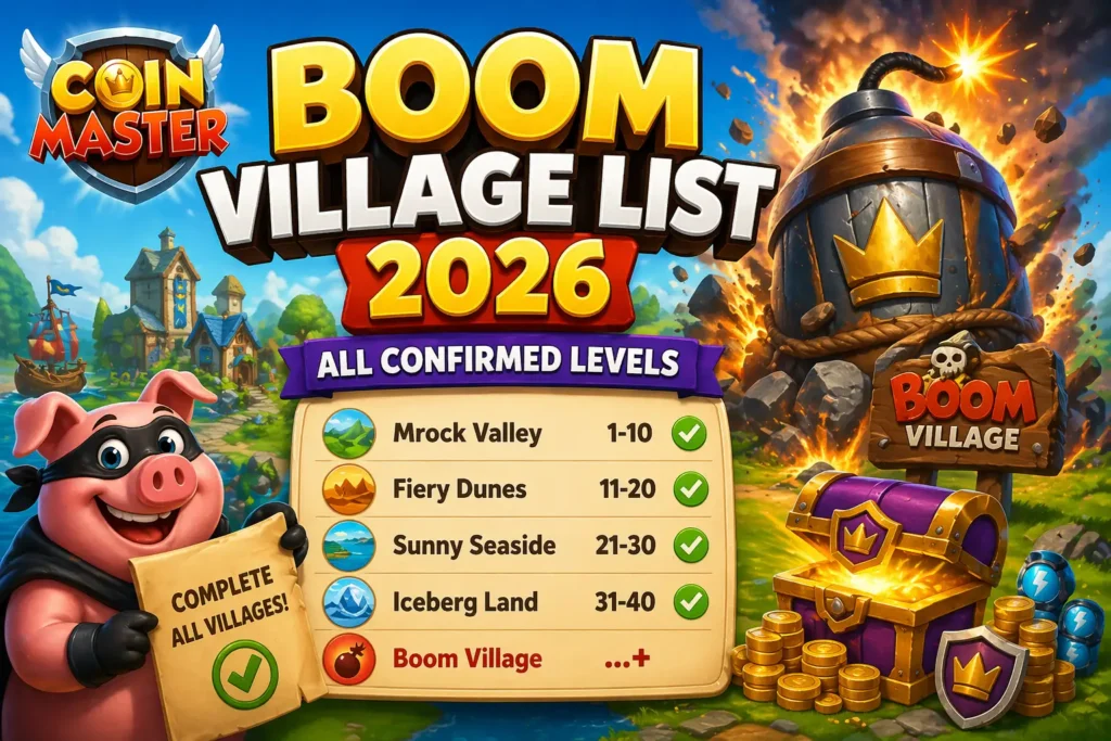 Boom Village blast 2026