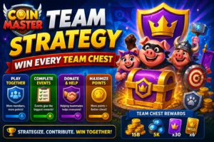 Coin master team strategy to win chest